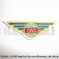 IWL Aufnäher Schriftzug / Logo, Pitty, Wiesel, Berliner Roller, Troll, Campi